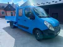 Renault Master  Auto w bd. stanie,  7 osobowy, wywrotka, bliźniak