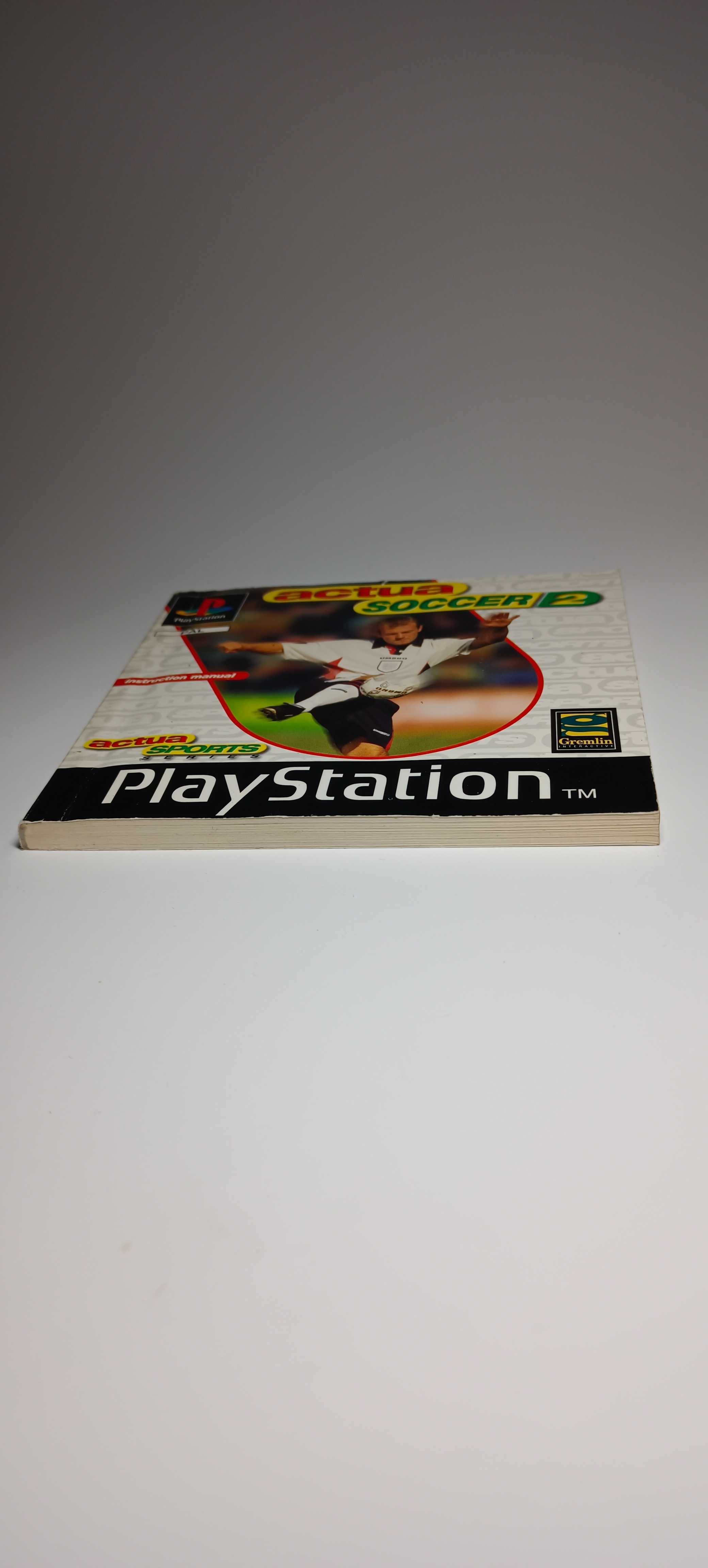 Actua Soccer 2 książeczka instrukcja manual Ps1 Psx Psone Playstation1