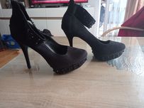 Szpilki rozm 41, buty damskie na obcasie i koturnie, z opaską
