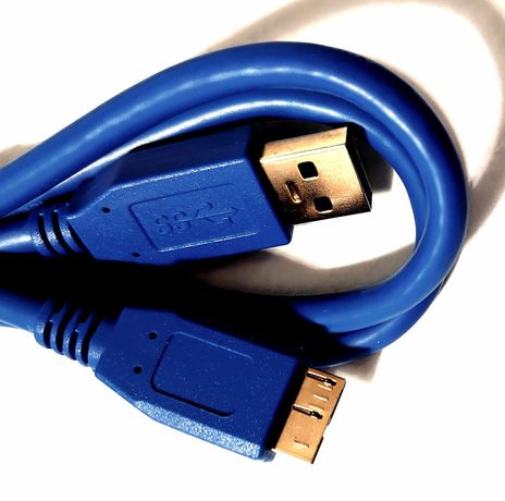 Кабель USB-Micro USB 3.0, 1 м, синий (США)