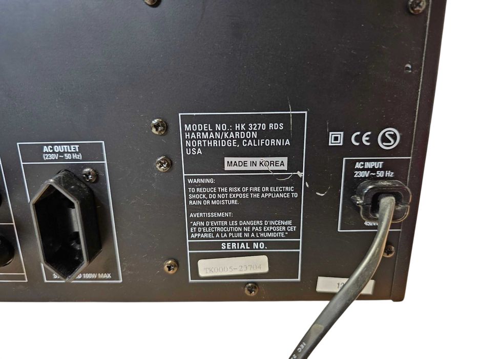 Amplituner Stereo Harman/Kardon HK 3270 moc 180W