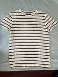 T-shirt Branca Riscas Tommy Hilfiger