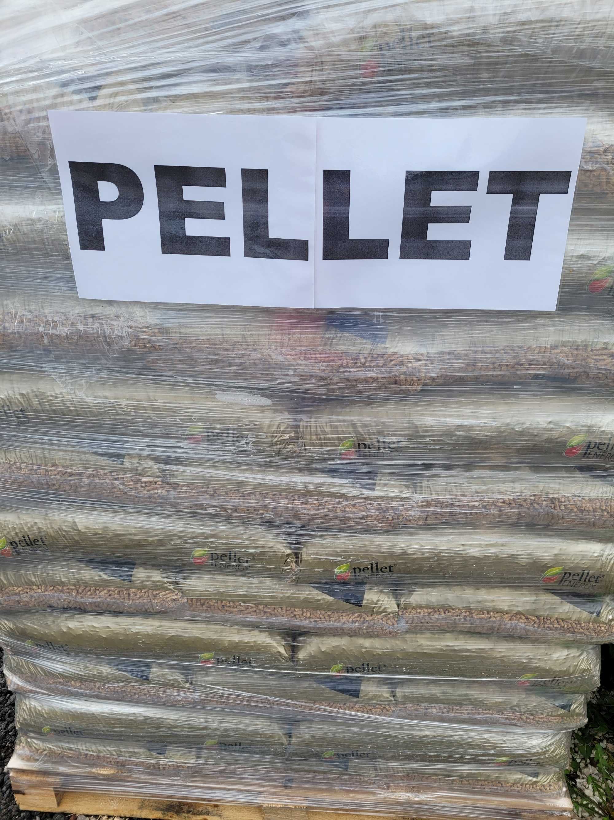 PELLET Sosnowy Gold ENplus Klasa A1- Najwyższa jakość - Cała paleta*
