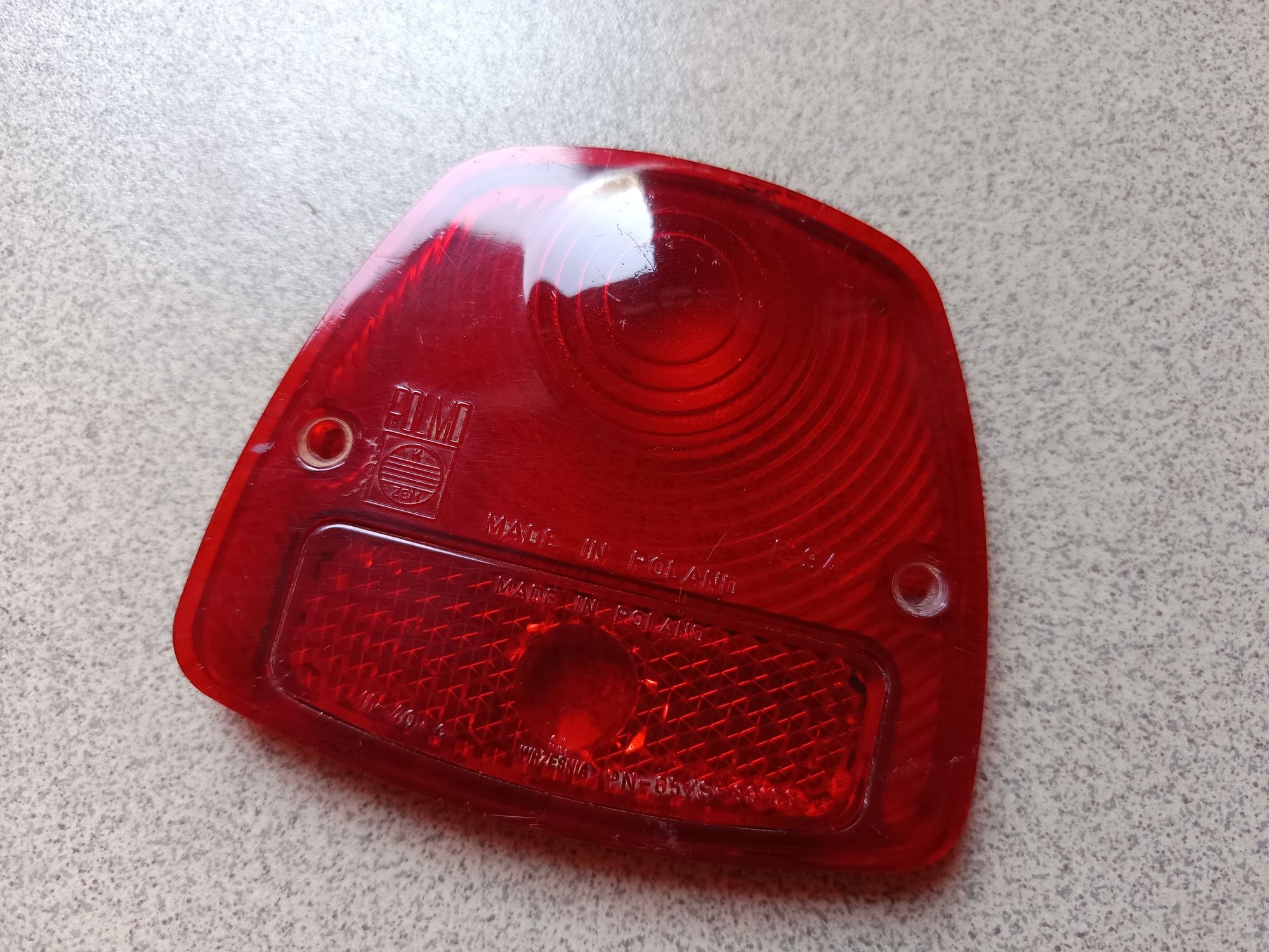 Odblask/ klosz lampy Vintage PRL