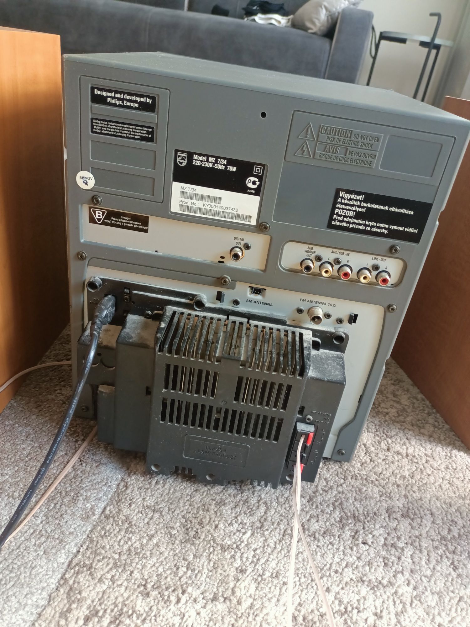 Wieża Philips mz-7