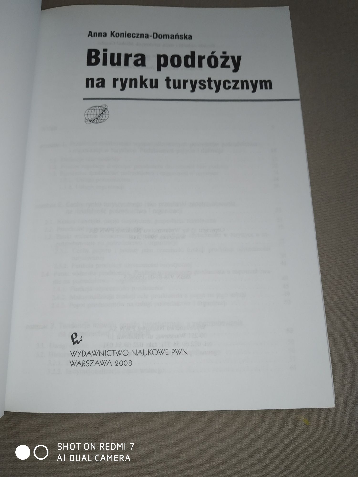 Biura podróży na rynku turystycznym Anna Konieczna-Domwńska