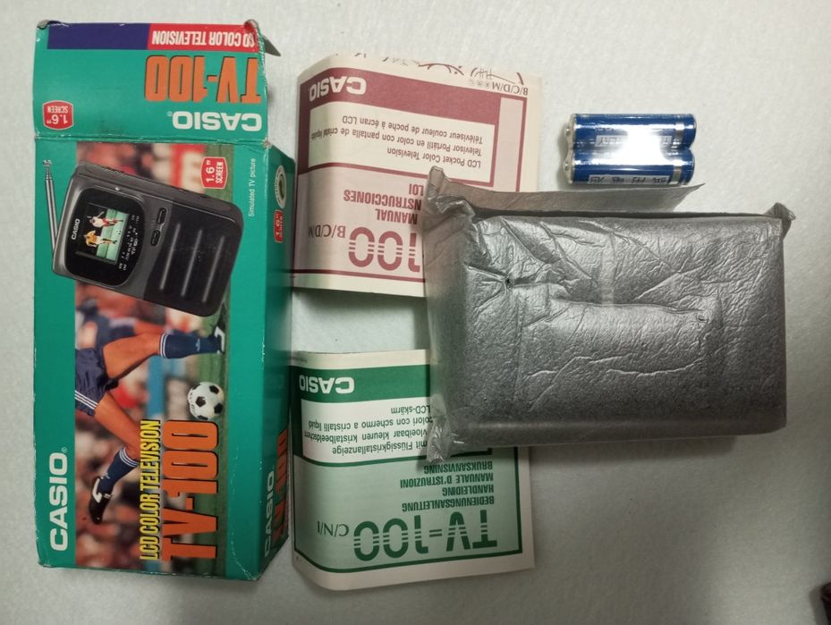 Tv Portátil Casio Vintage LCD NOVA Mod. TV-100