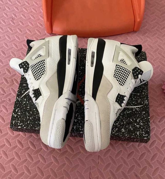 Buty meskie Mokasyny Jordan_4_Retro_military_black R.44