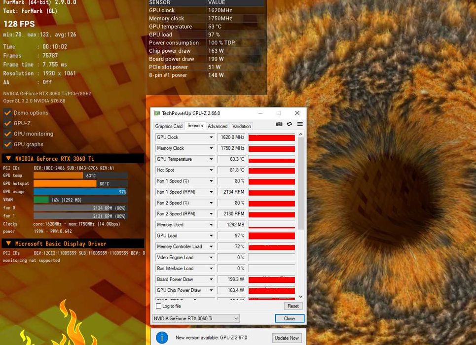Відеокарта Asus TUF RTX 3060 Ti