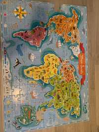 Puzzle CzuCzu Mapa Świata