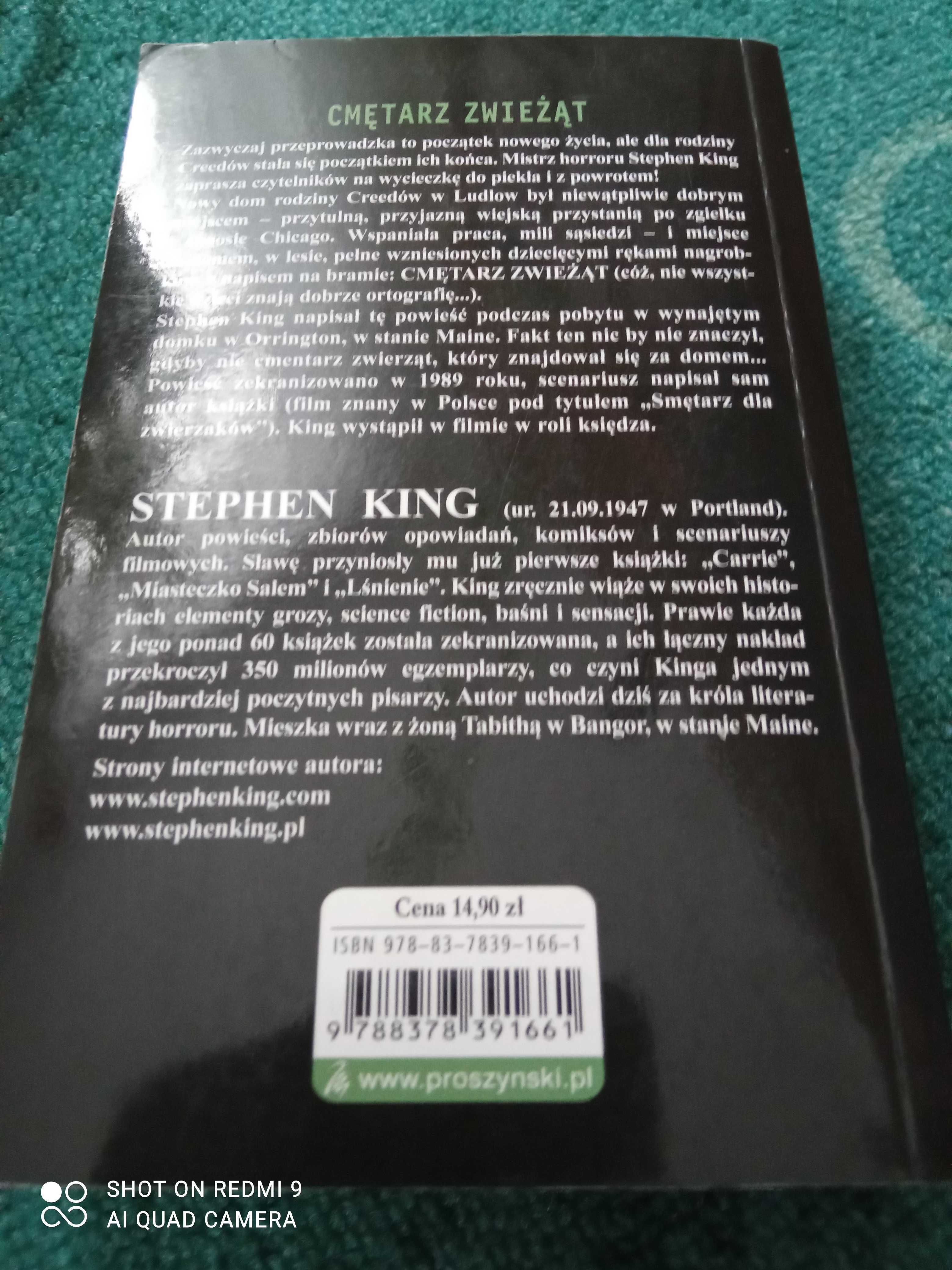 Stephen King Cmętarz zwieżąt