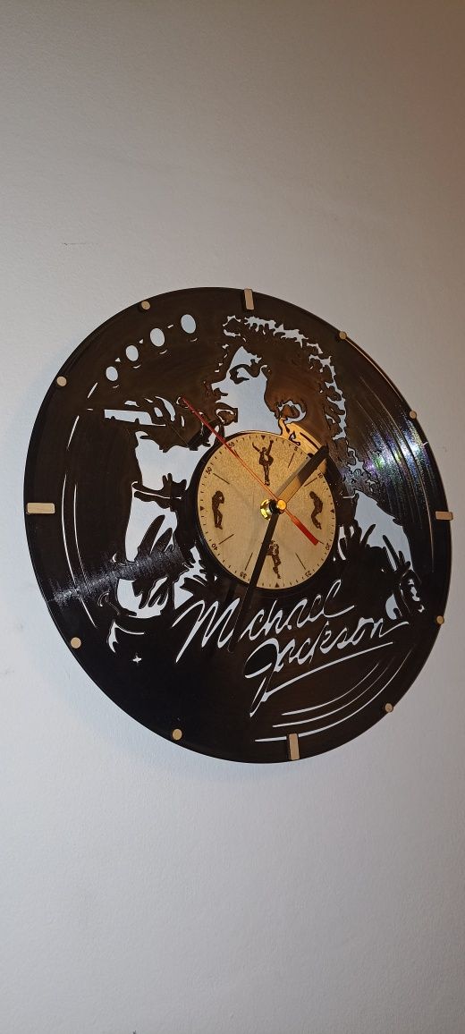 Zegar Płyta MICHAEL JACKSON handmade, w opakowaniu