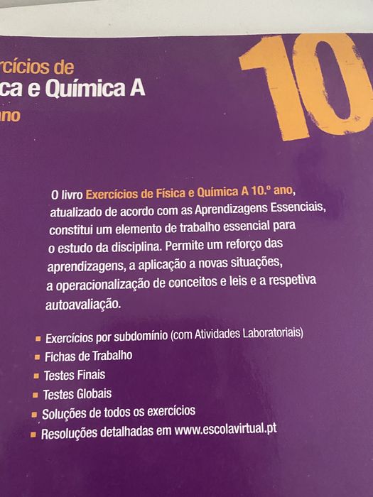 Livro Fisica e Quimica 10 ano