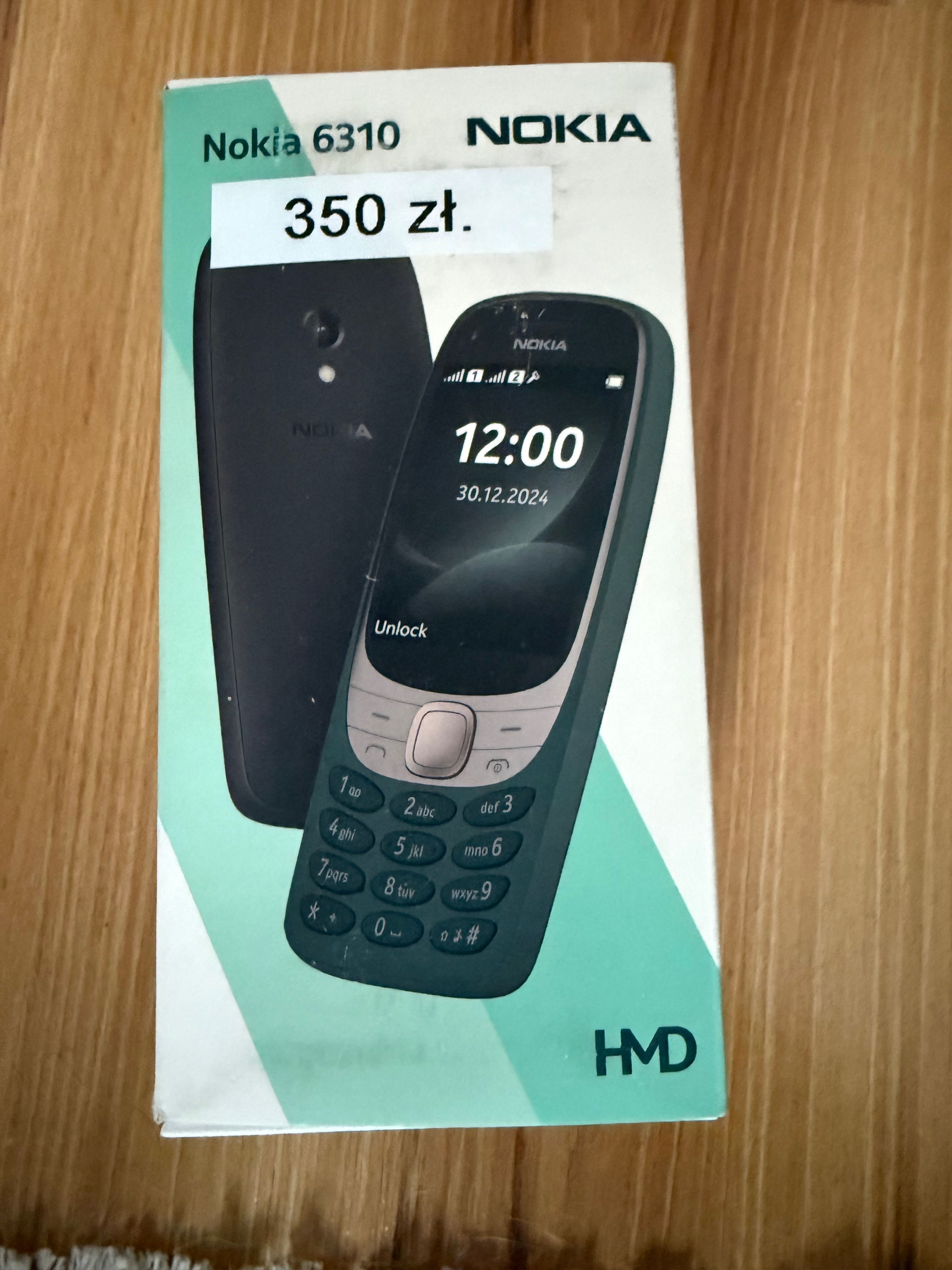 Nokia 6310 dual SIM czarny