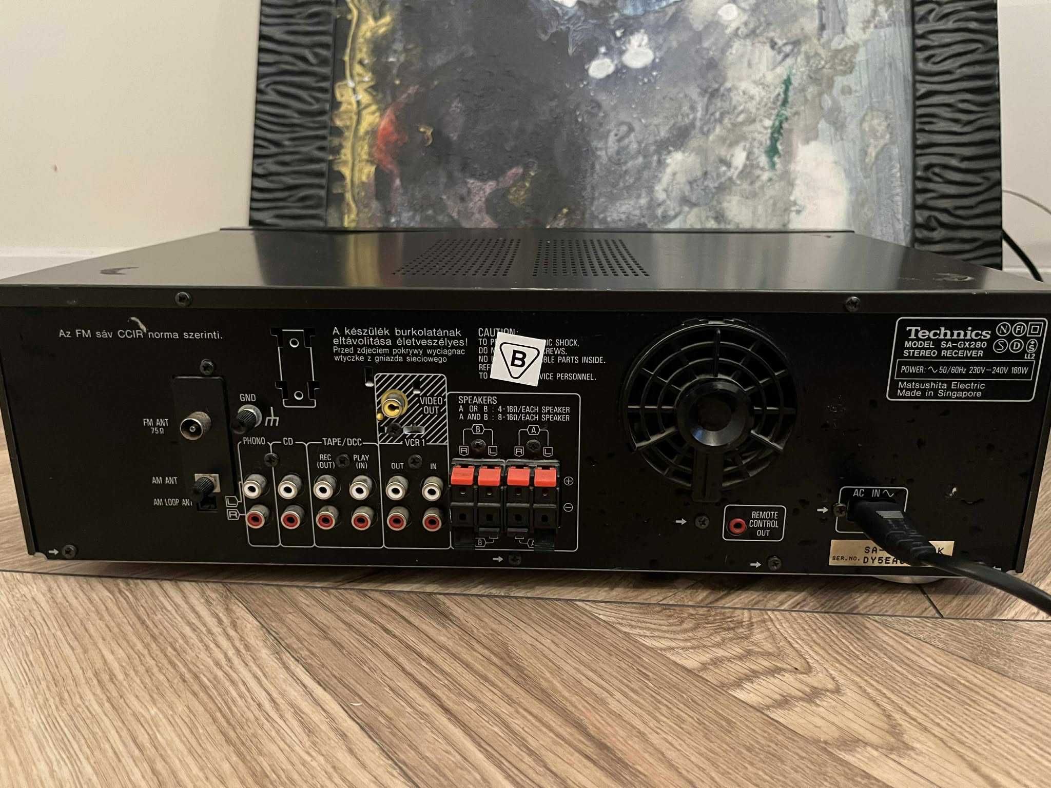 Amplituner Technics SA-GX280 wzmacniacz wieża