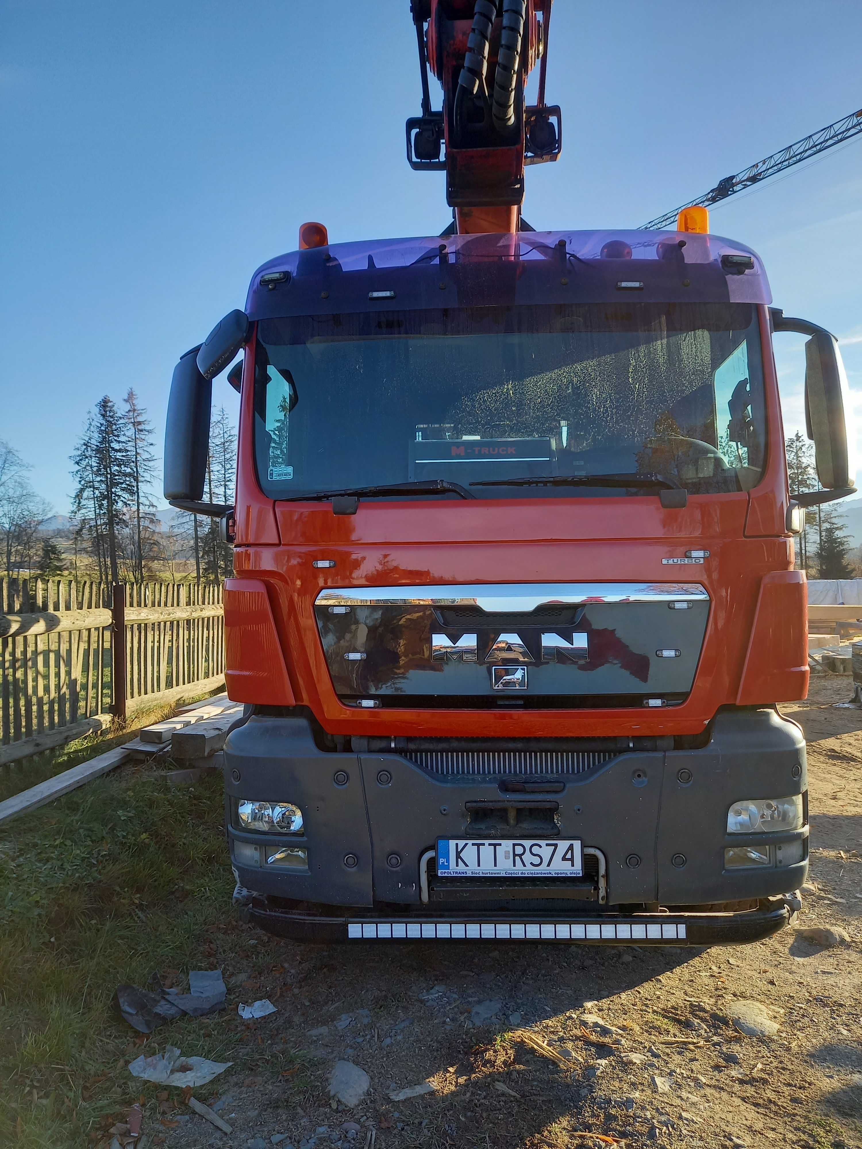 Man TGS 26 540  ROK 2009 6X6 HYDRODRIVE zestaw do drewna drzewa