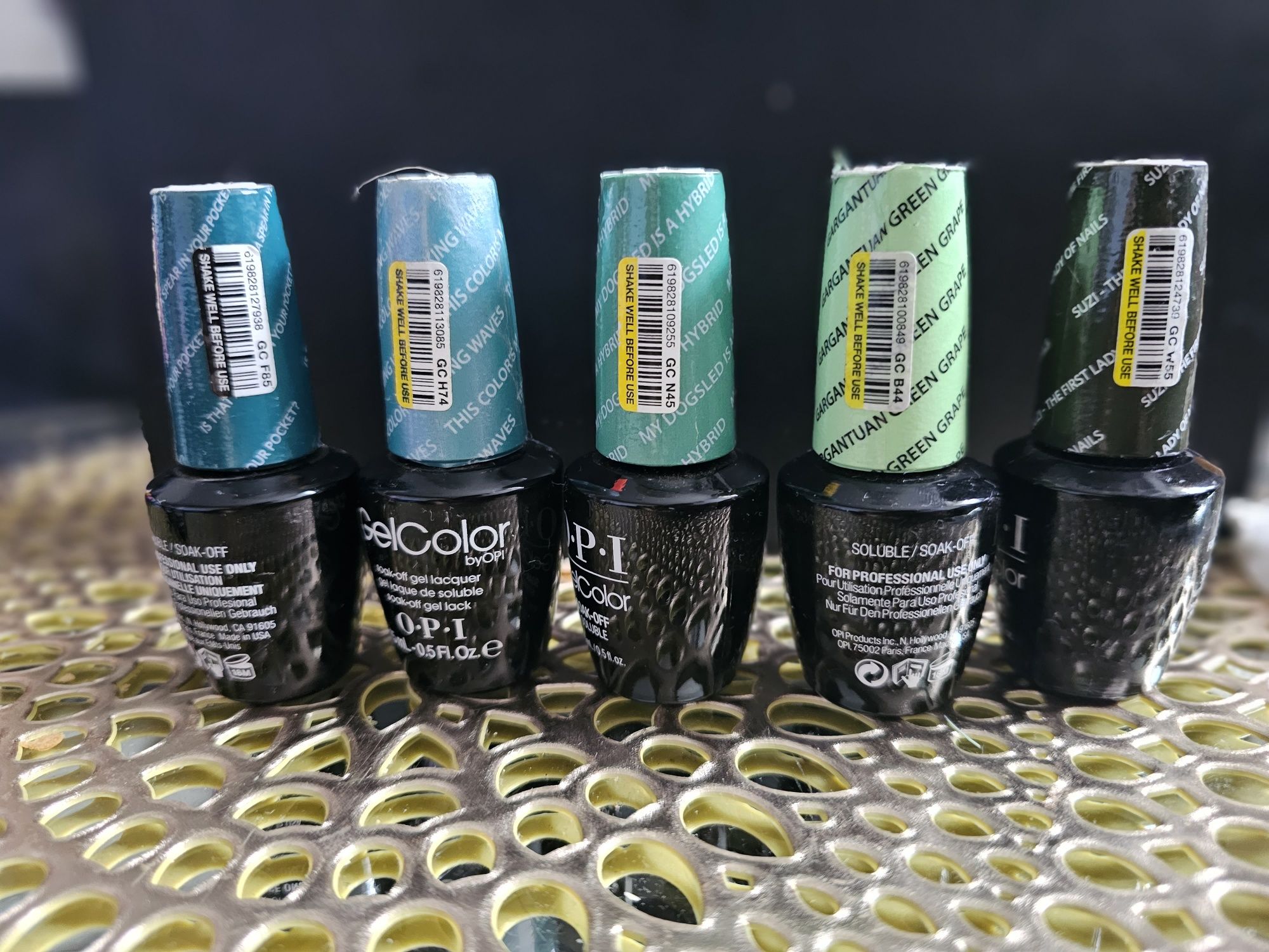 Opi lakiery hybrydowe 5 szt zestaw kolorów hybrydy