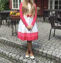 Sukienka dla dziewczynki z bolerkiem firmy Emma