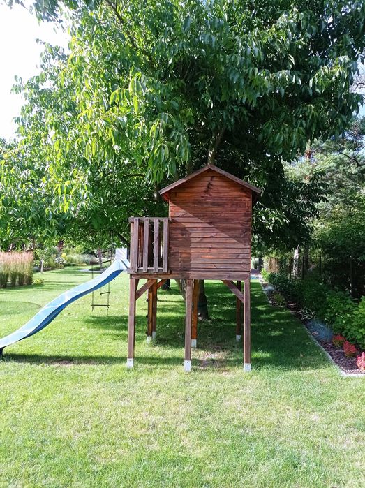 Domek ogrodowy drewniany dla dzieci