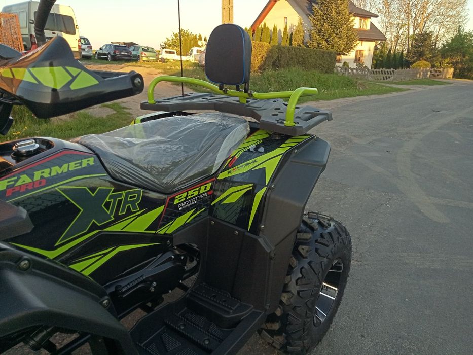 Quad XTR FARMER PRO 250 ALU NOWY duży wyciągarka full opcja