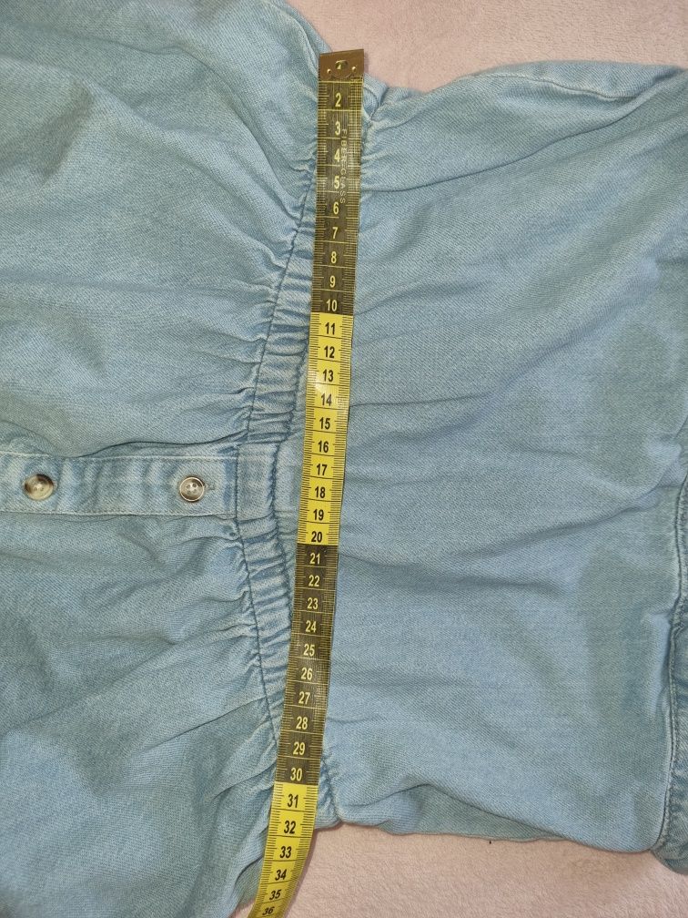 Sukienka jeansowa Pull&Bear S klein guess modna lato