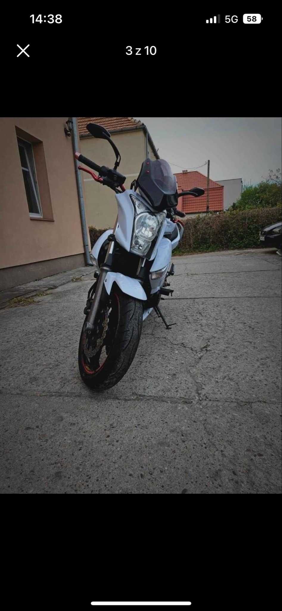 Kawasaki ER6N 2009r zarejestrowany na Kat A2 (odblokowany pełna moc )