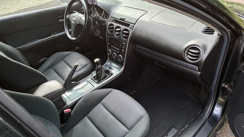 Mazda 6 2.0 w gazie 2006r dobrze wyposażona OC rok