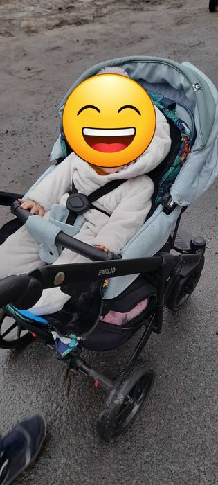 Wózek 2 w 1- spacerówka + głęboki