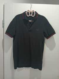 T-shirt koszulka polo Fred Perry 100% bawełna czarna krótki rękaw XS