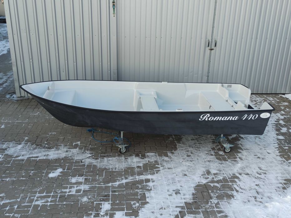 łódź motorowa wędkarska Romana 440 pod silnik stopa S