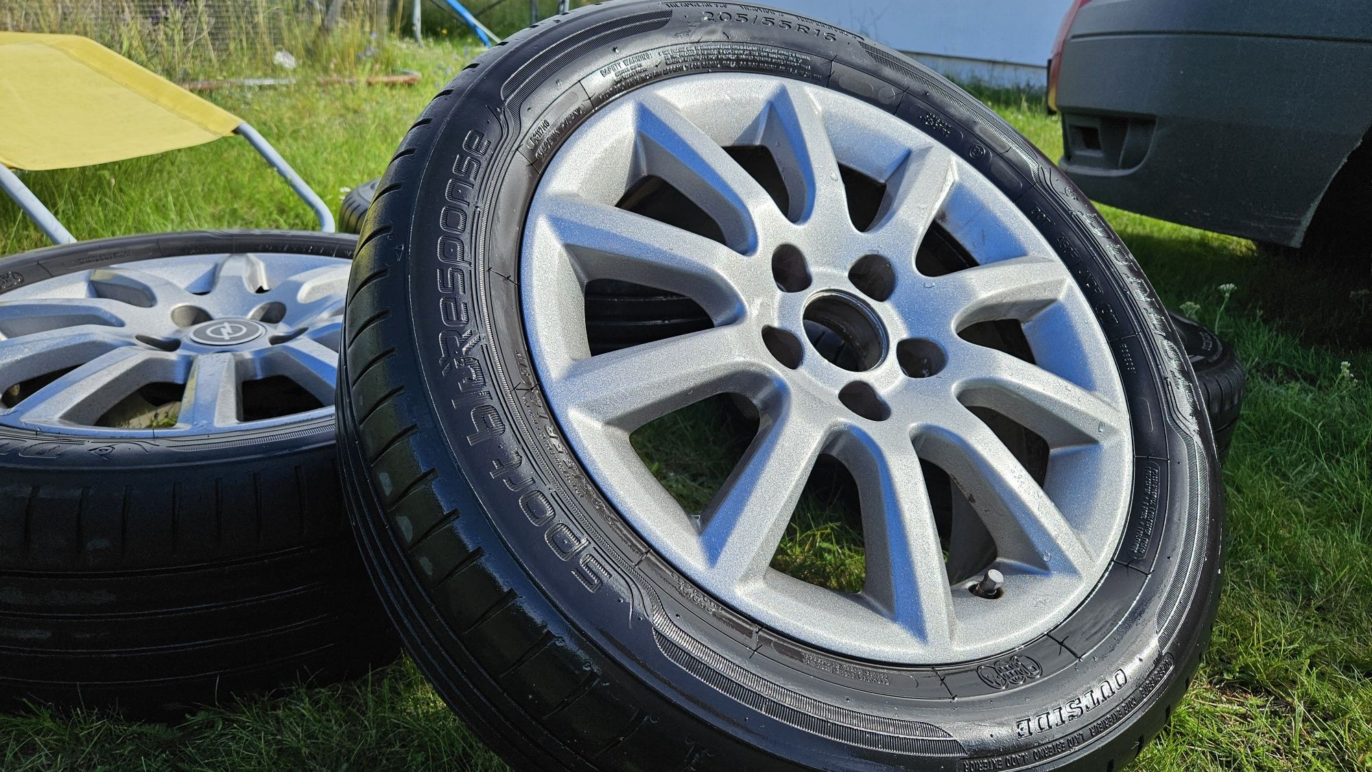 Alufelgi 16" po renowacji 5x110 Opel Saab Chevrolet Fiat Jeep Alfa Rom