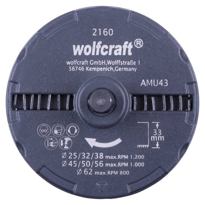 Otwornica Uniwersalna 25,32,38,45,50,56,62 Mm Wolfcraft