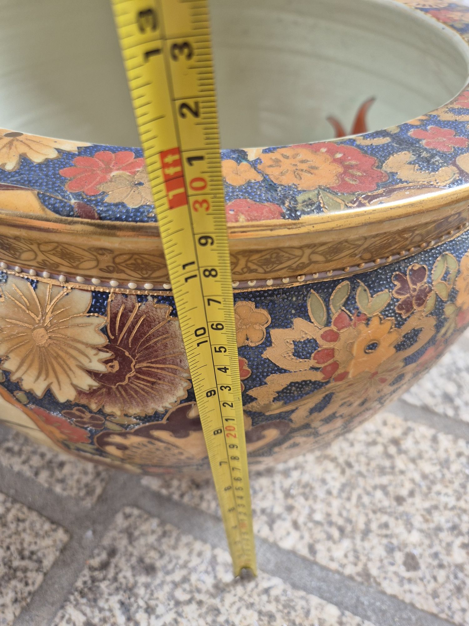 Vaso em cerâmica pintado