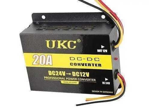 Преобразователь DC/DC 24v-12v инвертор 10 20A/ 30/ 40/50А.Converter 24