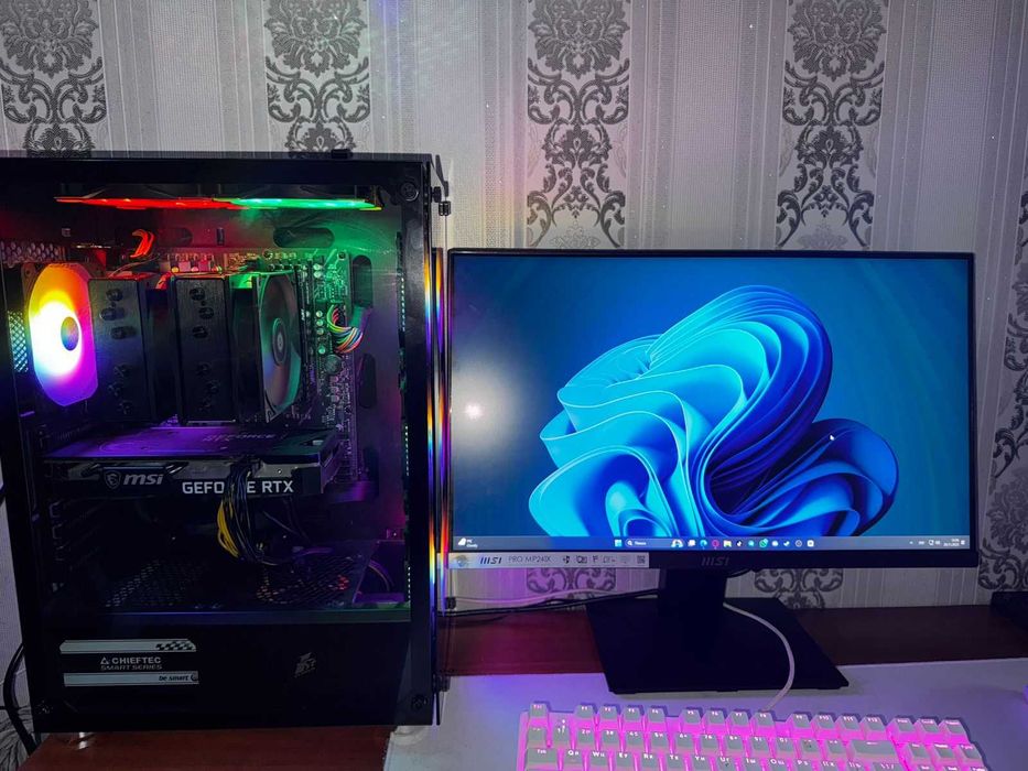 Игровой компьютер AMD Ryzen 7 5800X / ddr4 32gb /rtx 3060 12gb