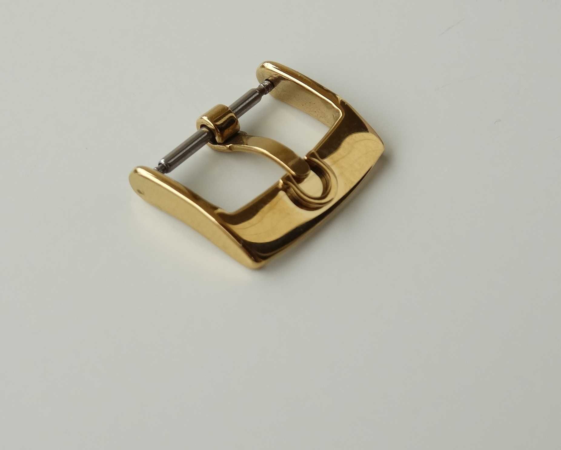 Klamra zapięcie do paska do zegarka Omega 16mm 18mm 20mm stal połysk
