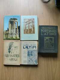 Obras de Latim e Grego - Preços Variados