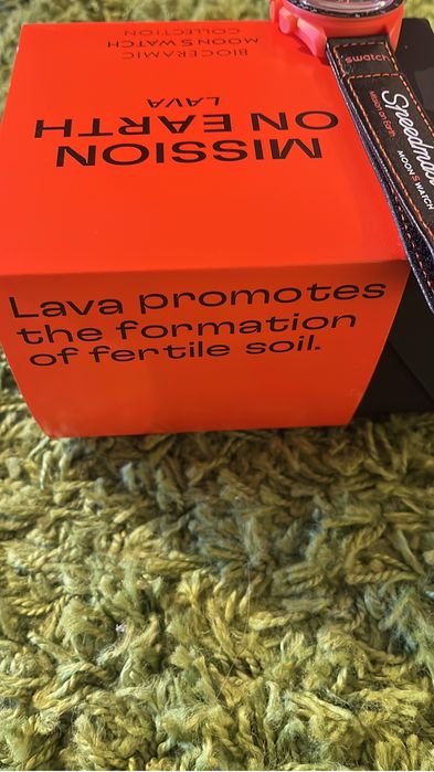 Swatch omega mission to lava