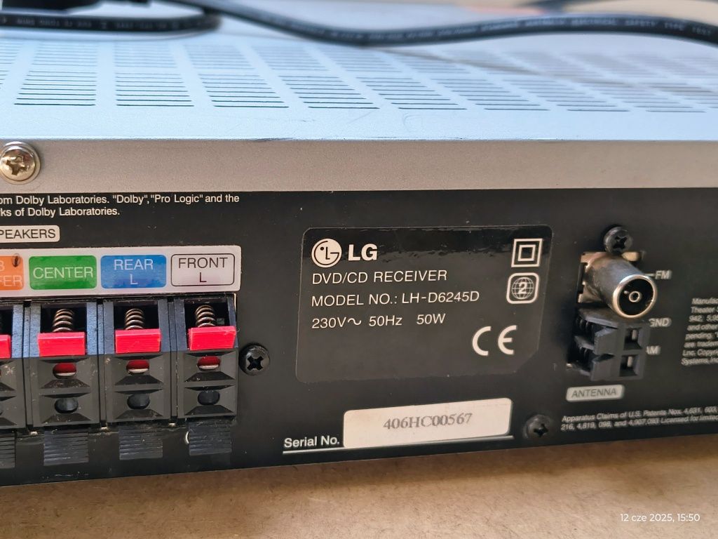 LG amplituner kina domowego, model LH-D6245D - uszk.