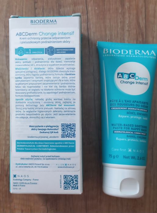 Bioderma ABCderm krem ochronny odparzenia pieluszkowe zapalenie skóry
