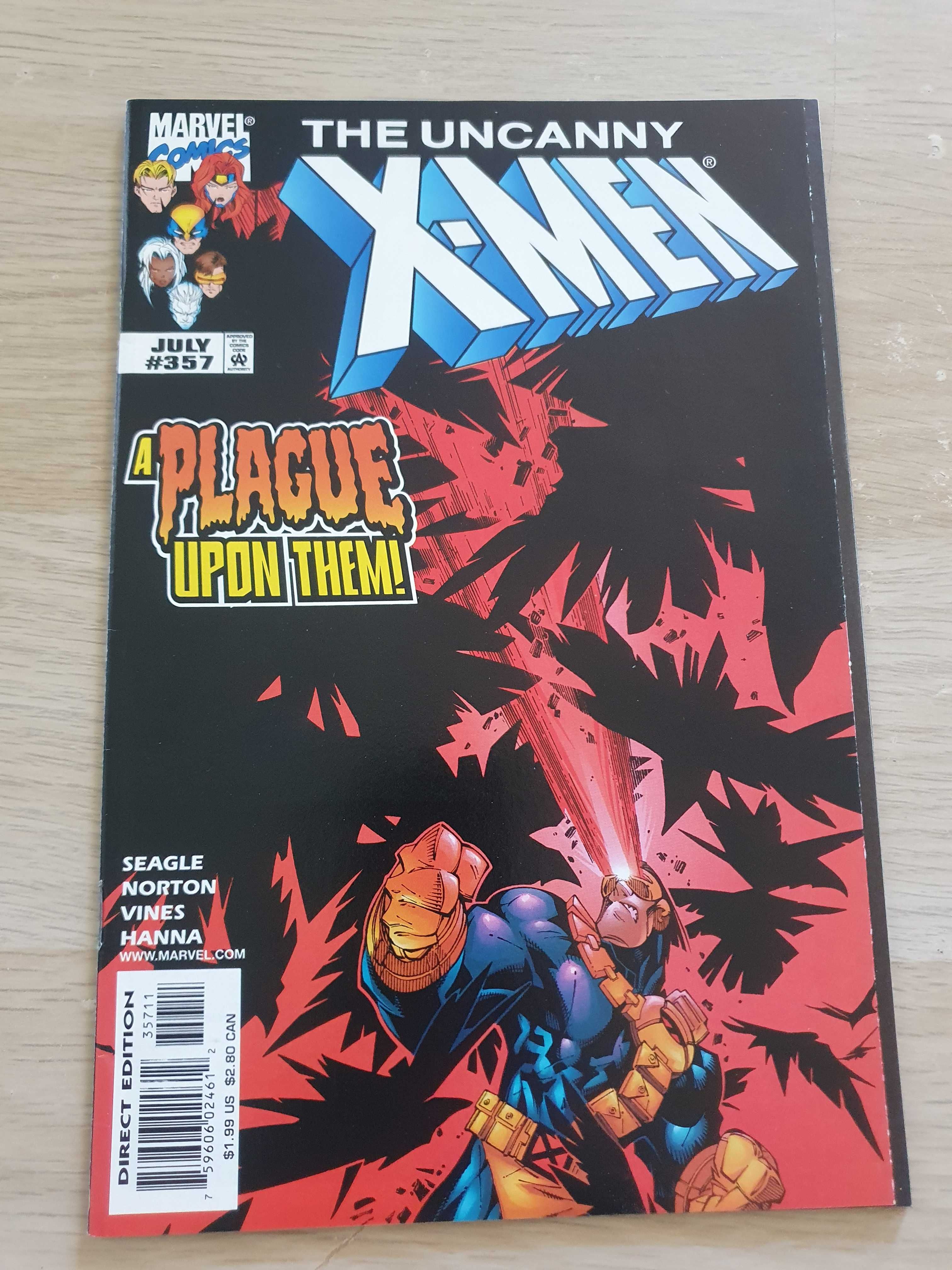 The uncanny X-men vol. 1: 338, 357, 358, 360 hologram (ZM124)