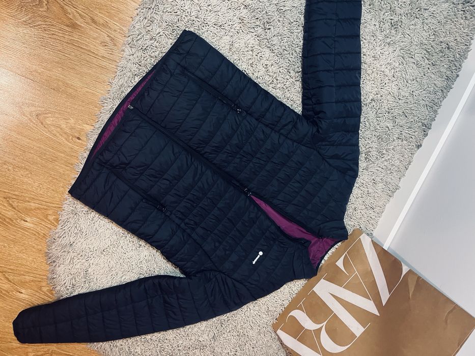 Meska czarna kurtka pikowana rozm S elegancka puchowka