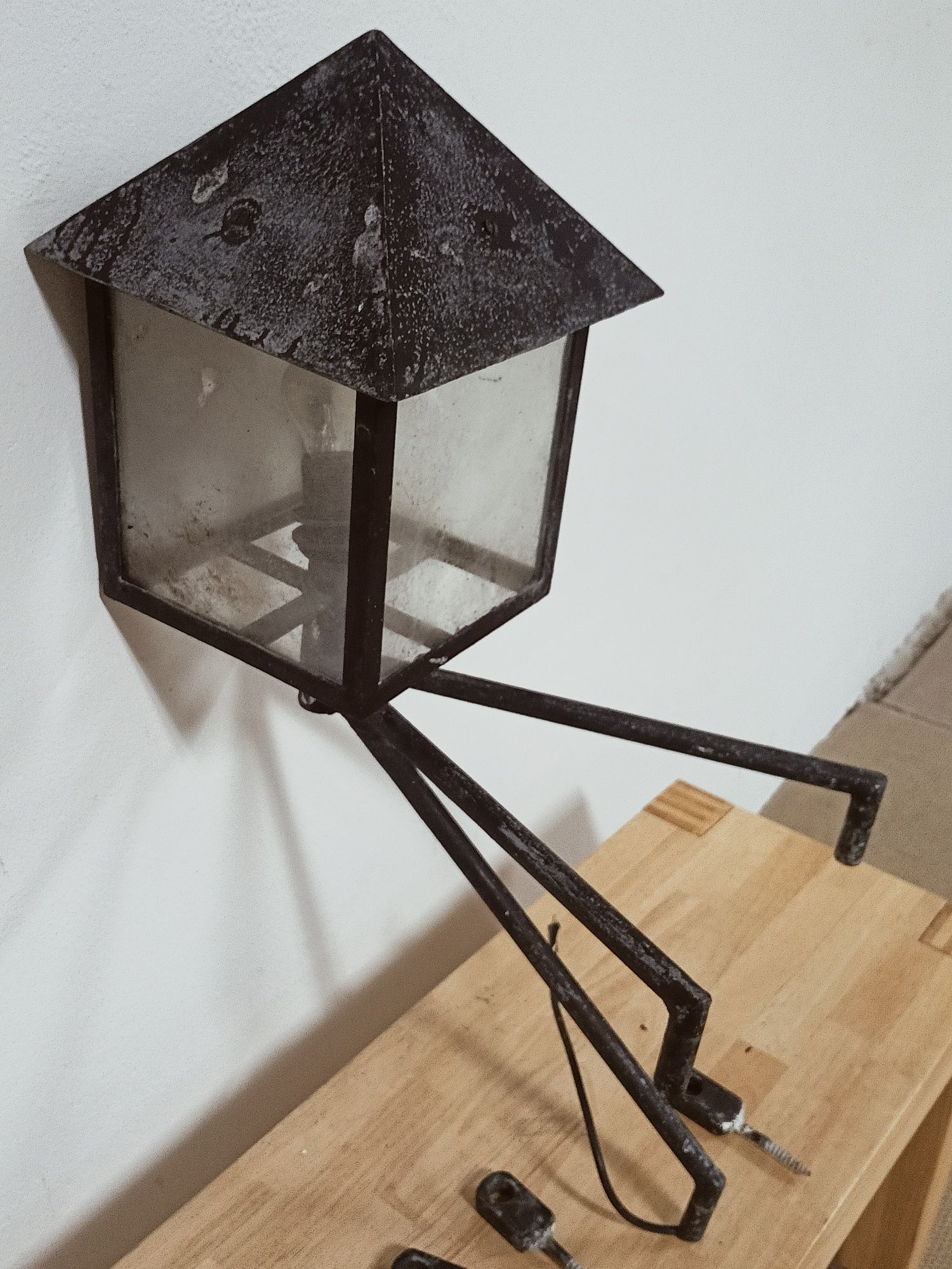 Lampa zewnętrzna,kinket- vintage.