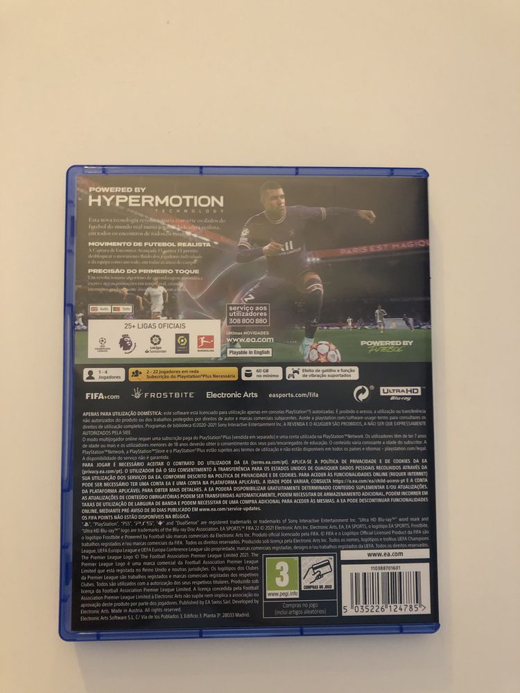 Jogo Fifa 22 Para Ps5