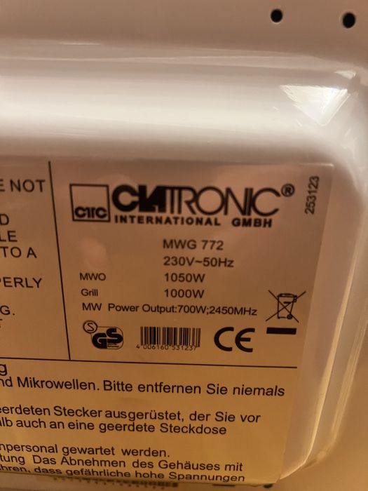 Мікрохвильова піч