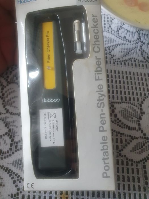 Triton Przenośna laserowa sprawdzarka włókien HOBBES Pro z adapterem 1