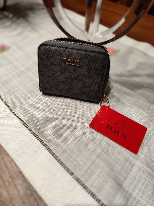 Porta moedas cartões Tous cinza