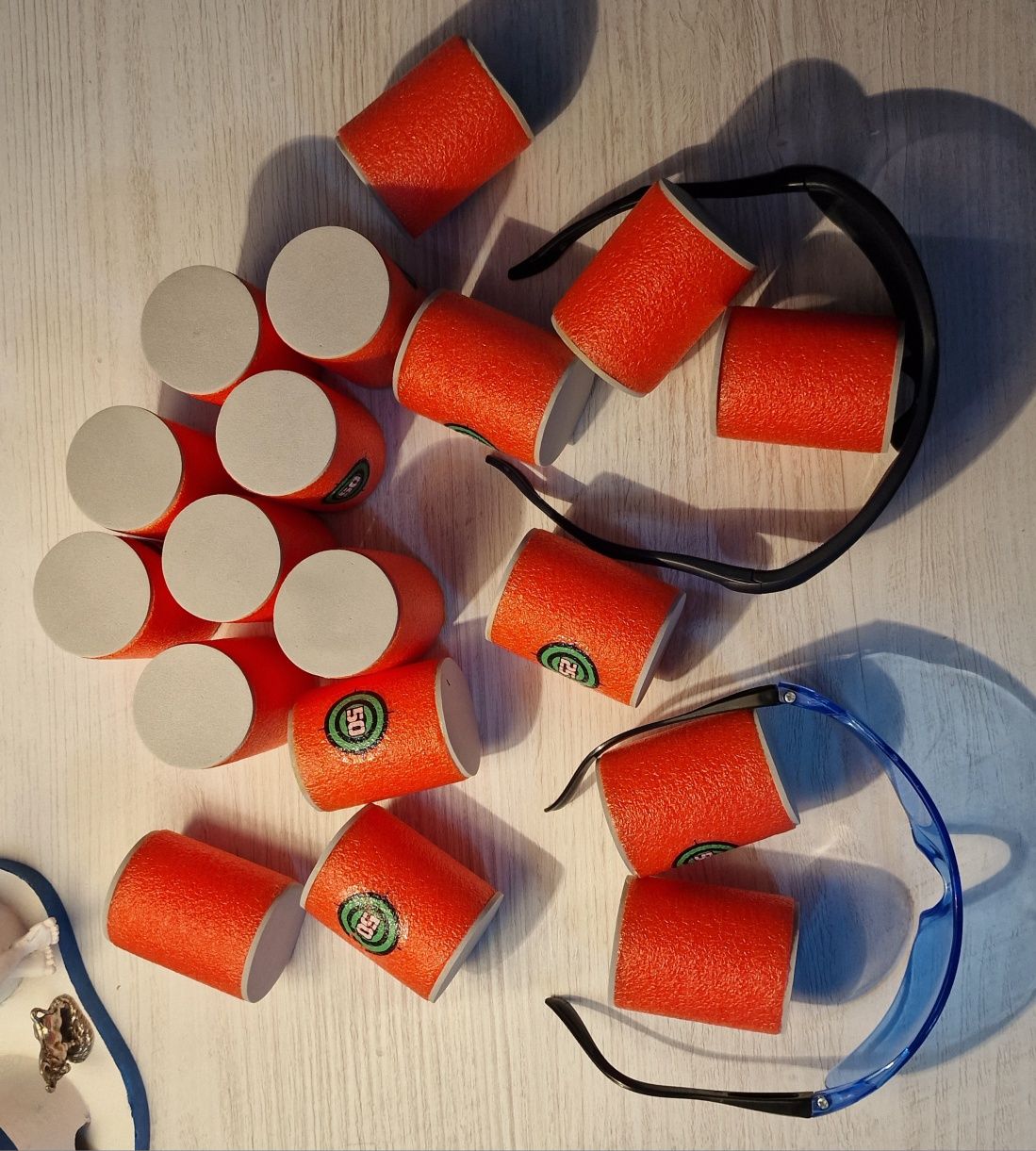 Насадки Nerf, мишени, пульки