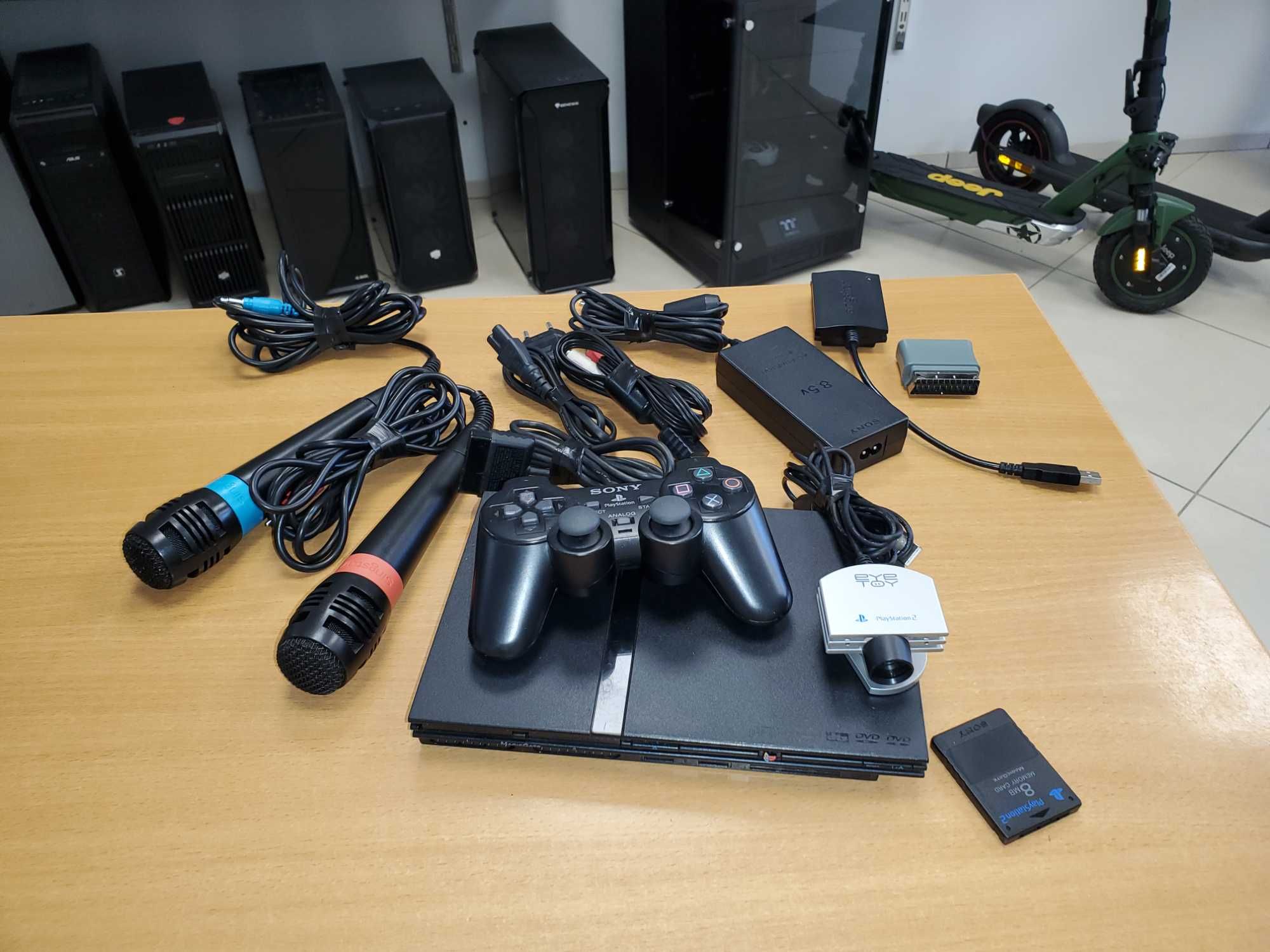Konsola PS2 Slim Pad Mikrofony