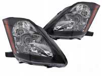 Reflektory Lampy kpl Tuning Czarne Black Nissan 350z z33 2003-05 przed lift